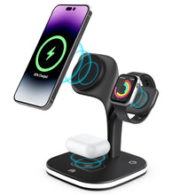 Load image into Gallery viewer, Stylish Multifunctional 5 in 1 Magnetic Wireless Fast Charging Docking Stand
