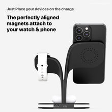 Load image into Gallery viewer, Stylish Multifunctional 5 in 1 Magnetic Wireless Fast Charging Docking Stand
