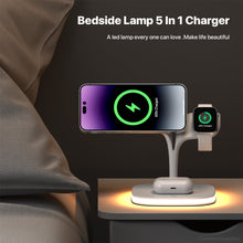 Load image into Gallery viewer, Stylish Multifunctional 5 in 1 Magnetic Wireless Fast Charging Docking Stand
