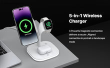 Load image into Gallery viewer, Stylish Multifunctional 5 in 1 Magnetic Wireless Fast Charging Docking Stand
