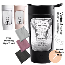 Load image into Gallery viewer, 650ml Rechargeable Electric Vortex Portable Protein Powder Shaker
